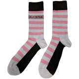 BlackPink Unisex sokker: Stripes & Logo (Str. 40-45)