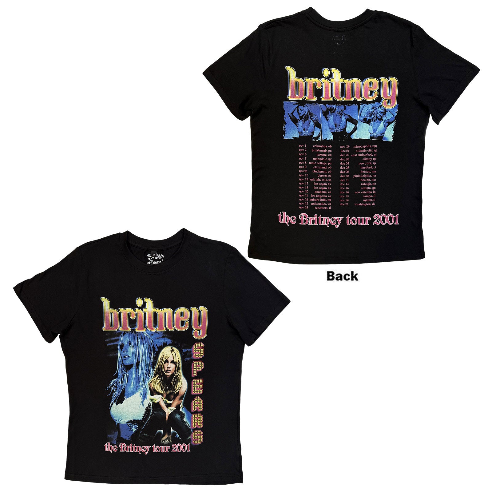 Britney Spears: Britney Tour T-shirt – officielt merchandise