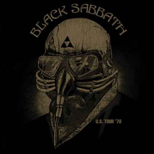 Black Sabbath: US Tour 1978 Coaster – officielt merchandise