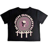 Black Sabbath: Hypnotic Skull Crop Top (Kvinder)