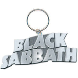 Black Sabbath: Wavy Logo Bordered Keychain