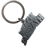 Black Sabbath: Silver Wavy Logo Keychain