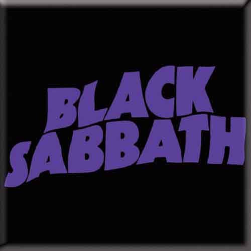 Black Sabbath: Wavy Logo Magnet – officielt merchandise