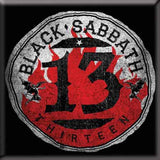 Black Sabbath: 13 Flame Circle Magnet – officielt merchandise