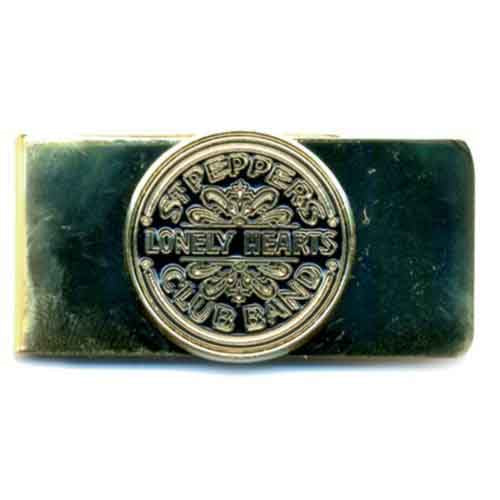 The Beatles: Sgt Pepper Gold Colour Metal Item – officielt merchandise