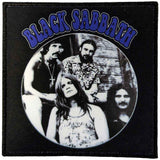 Black Sabbath: Band Photo Circle Patch – officielt merchandise