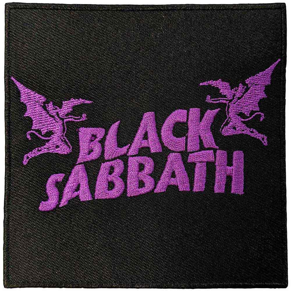 Black Sabbath: Wavy Logo & Daemons Patch – officielt merchandise