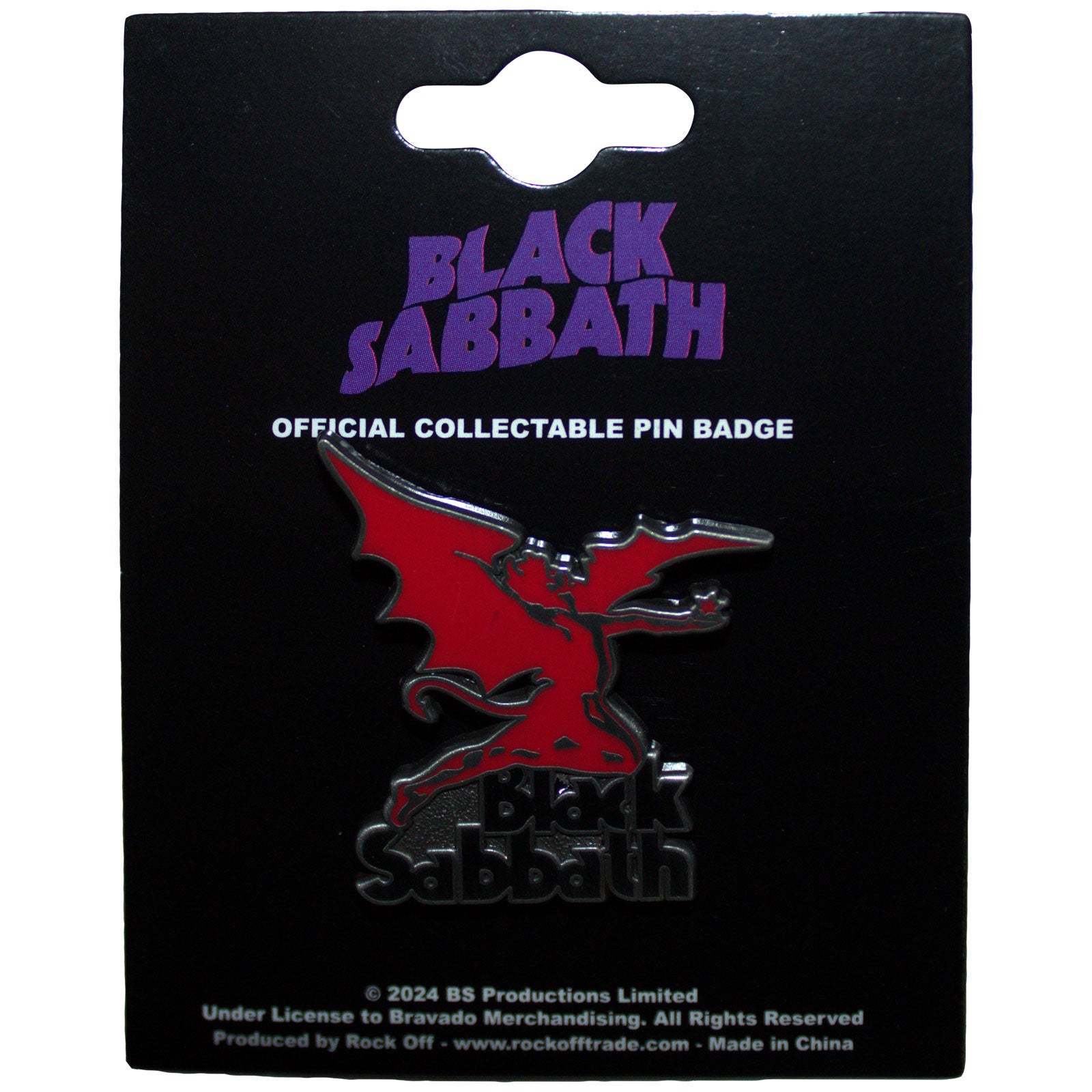 Black Sabbath: Logo & Daemon Pin Badge