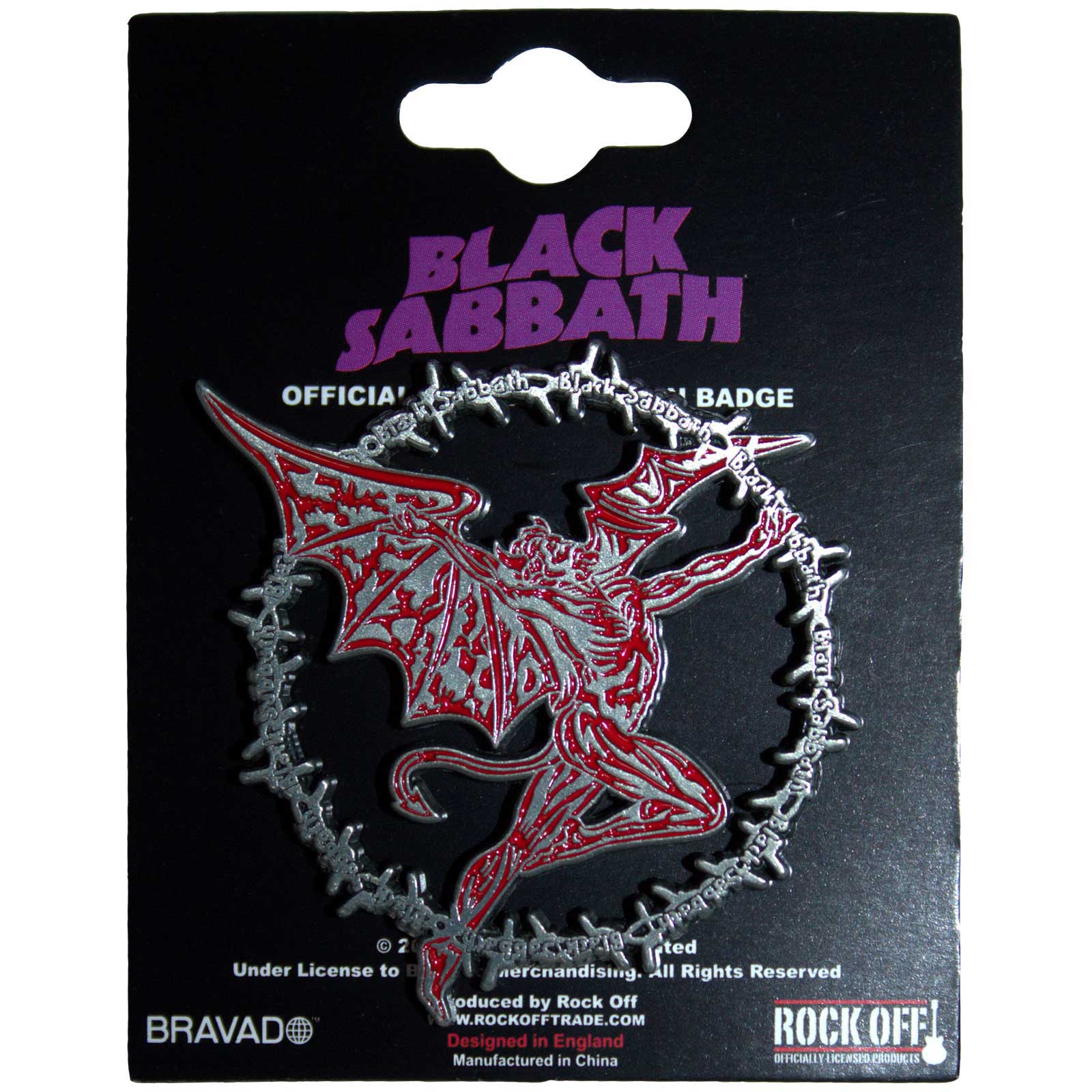 Black Sabbath: Daemon Ring Pin Badge