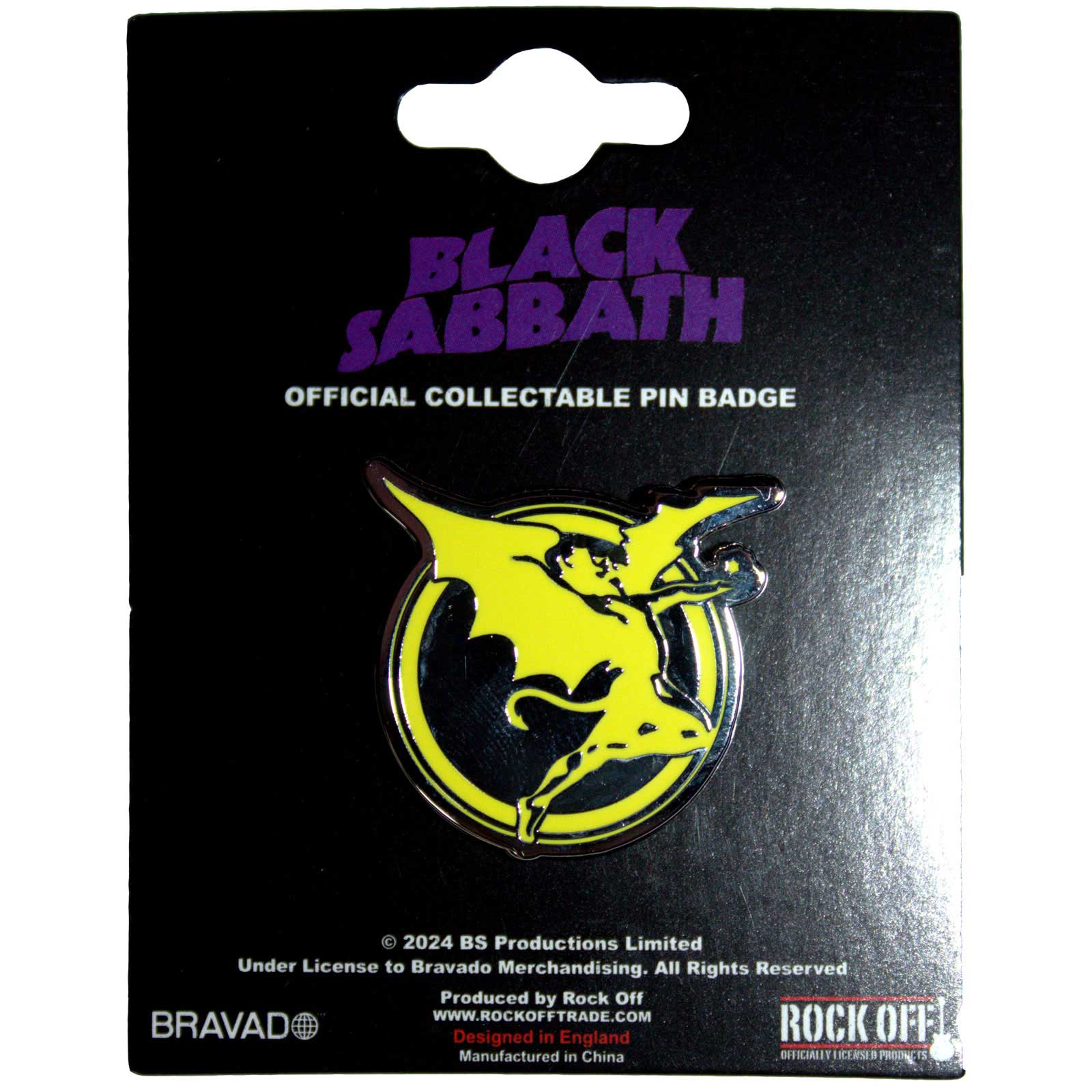 Black Sabbath: Never Say Die Pin Badge
