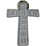 Black Sabbath: Cross Pin Badge