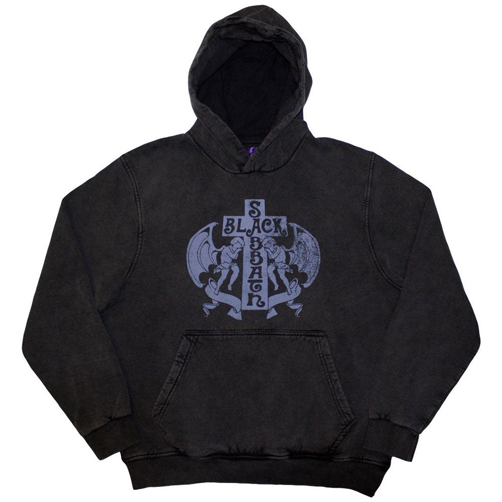 Black Sabbath: Angels Stone Wash Pullover Hoodie (Wash)