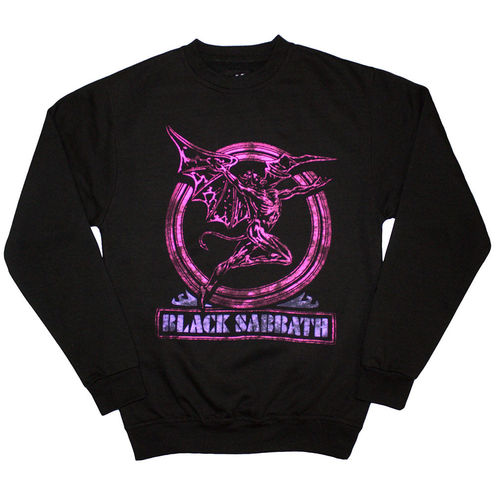 Black Sabbath: Neon Pink Henry Sweatshirt (Oversized)