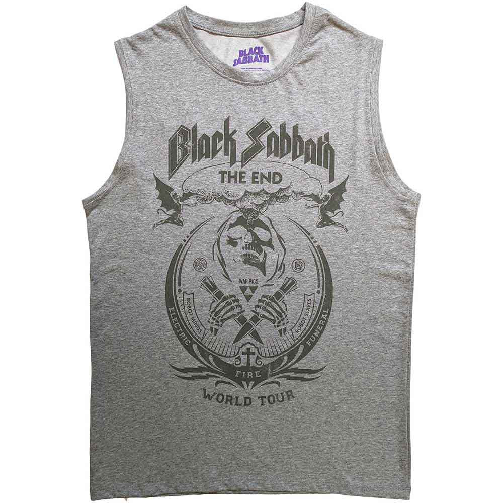 Black Sabbath: The End Mushroom Cloud T-shirt – officielt merchandise