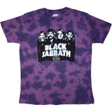Black Sabbath: Band & Logo (Purple) (Wash Collection) T-shirt – officielt merchandise