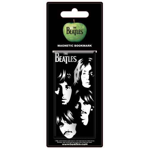 The Beatles: Illustrated Faces Magnet – officielt merchandise