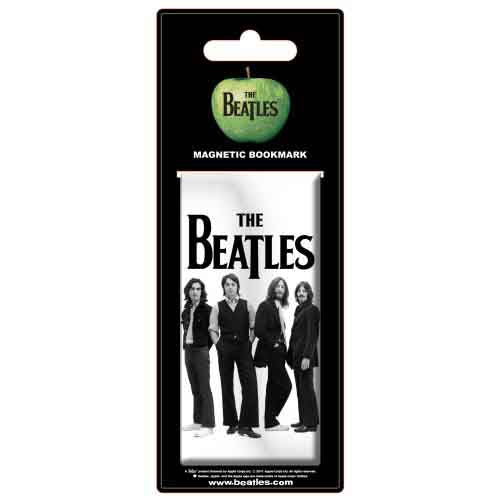 The Beatles: White Iconic Image Magnet – officielt merchandise