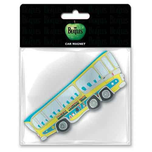 The Beatles: MMT Bus Car Magnet – officielt merchandise