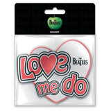 The Beatles: Love Me Do Car Magnet – officielt merchandise
