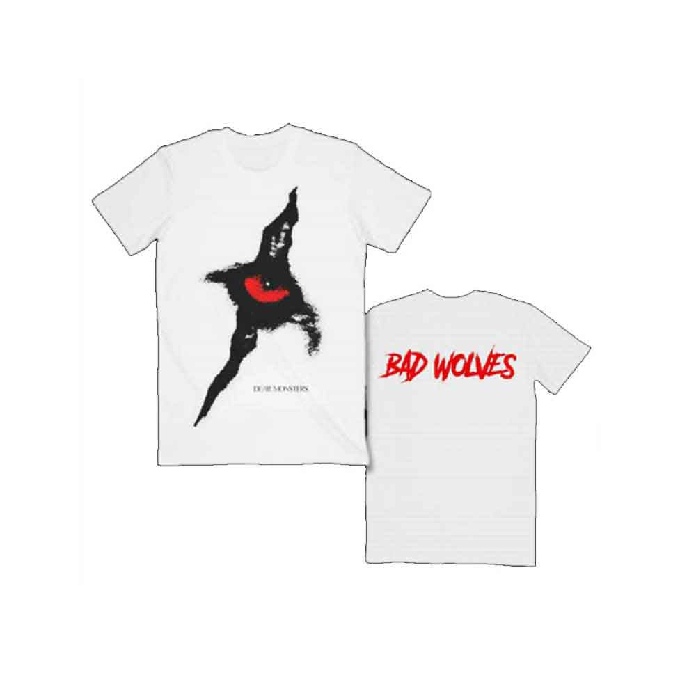 Bad Wolves: Dear Monsters Eye & Logo T-shirt – officielt merchandise