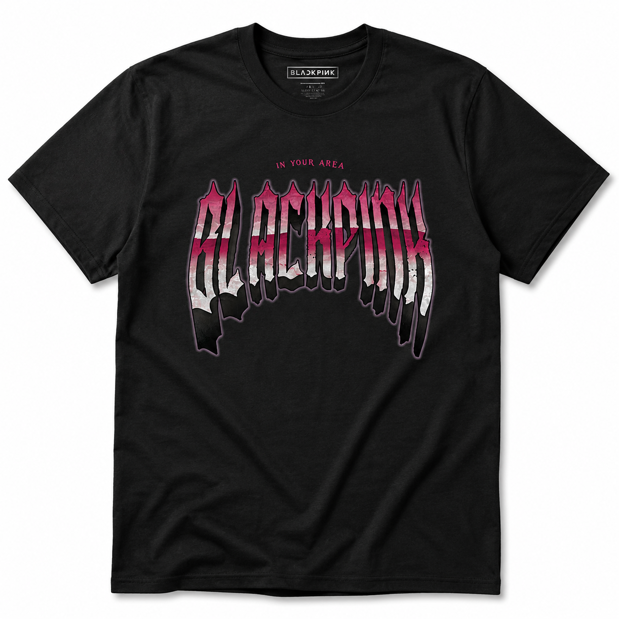 BlackPink: Gothic T-Shirt - Sort - Unisex