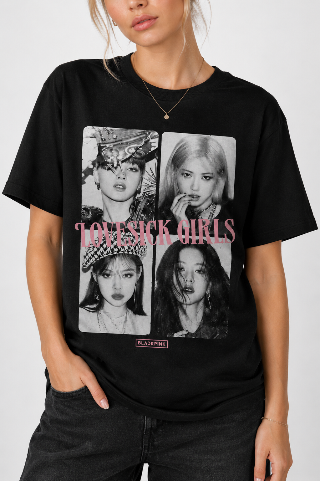 BlackPink: Love Sick T-Shirt - Unisex - Sort