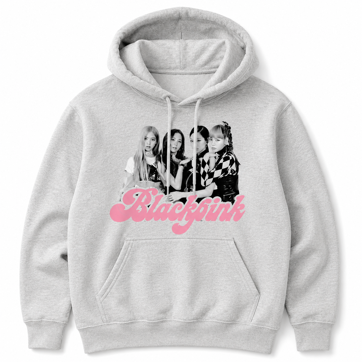 BlackPink: Photo Tee Hoodie (Off white)