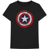 Marvel Comics: Captain America Distressed Shield T-Shirt