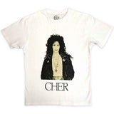 Cher: Leather Jacket T-shirt – officielt merchandise