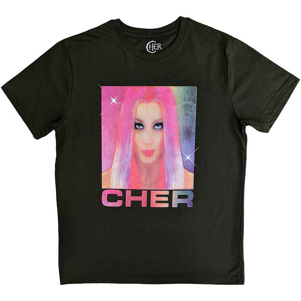 Cher: Pink Hair T-shirt – officielt merchandise