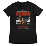 First Blood - Fighting For His Life Girly Tee