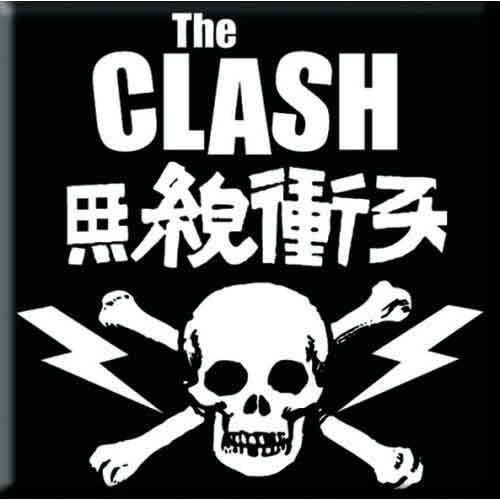 The Clash: Skull & Crossbones Magnet – officielt merchandise