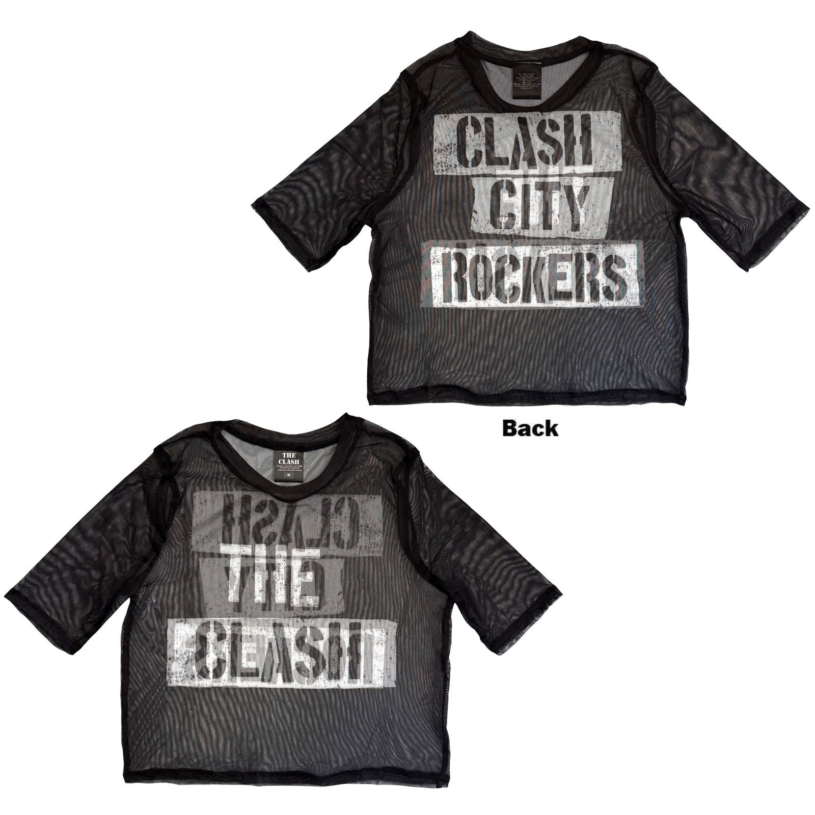 The Clash: City Rockers (Front & Back) T-shirt – officielt merchandise