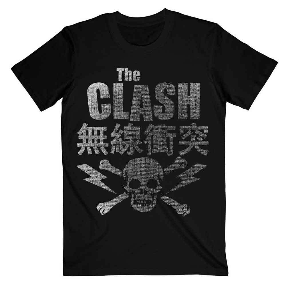 The Clash: Skull & Crossbones T-shirt – officielt merchandise
