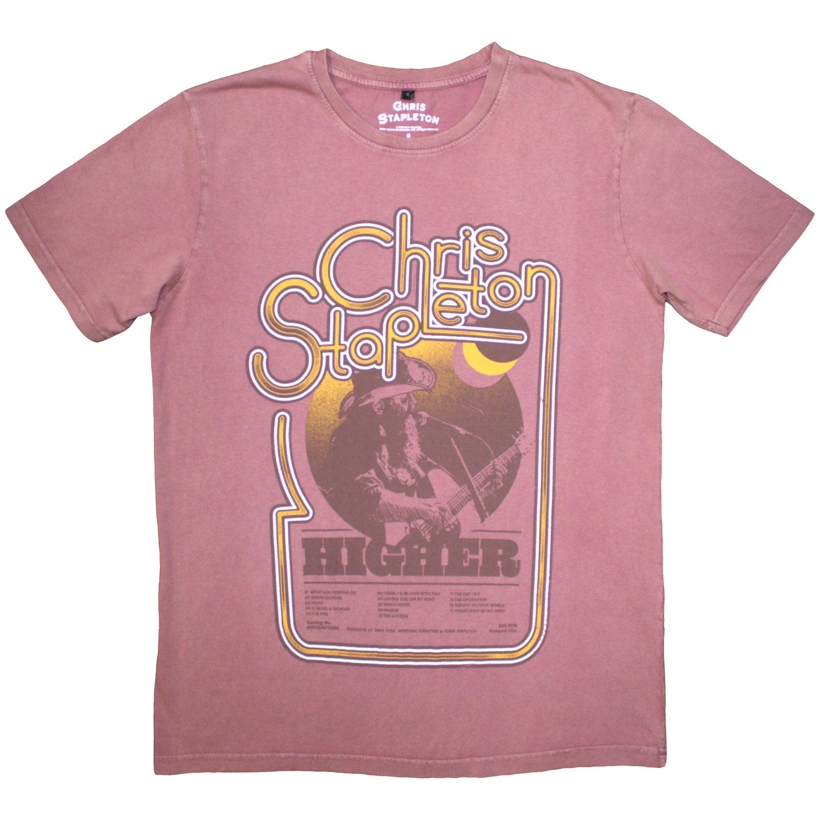 Chris Stapleton: Higher Stone Wash T-Shirt (Wash)