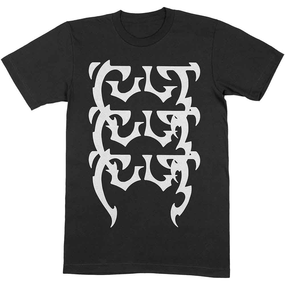The Cult: Repeating Logo T-shirt – officielt merchandise