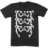 The Cult: Repeating Logo T-shirt – officielt merchandise