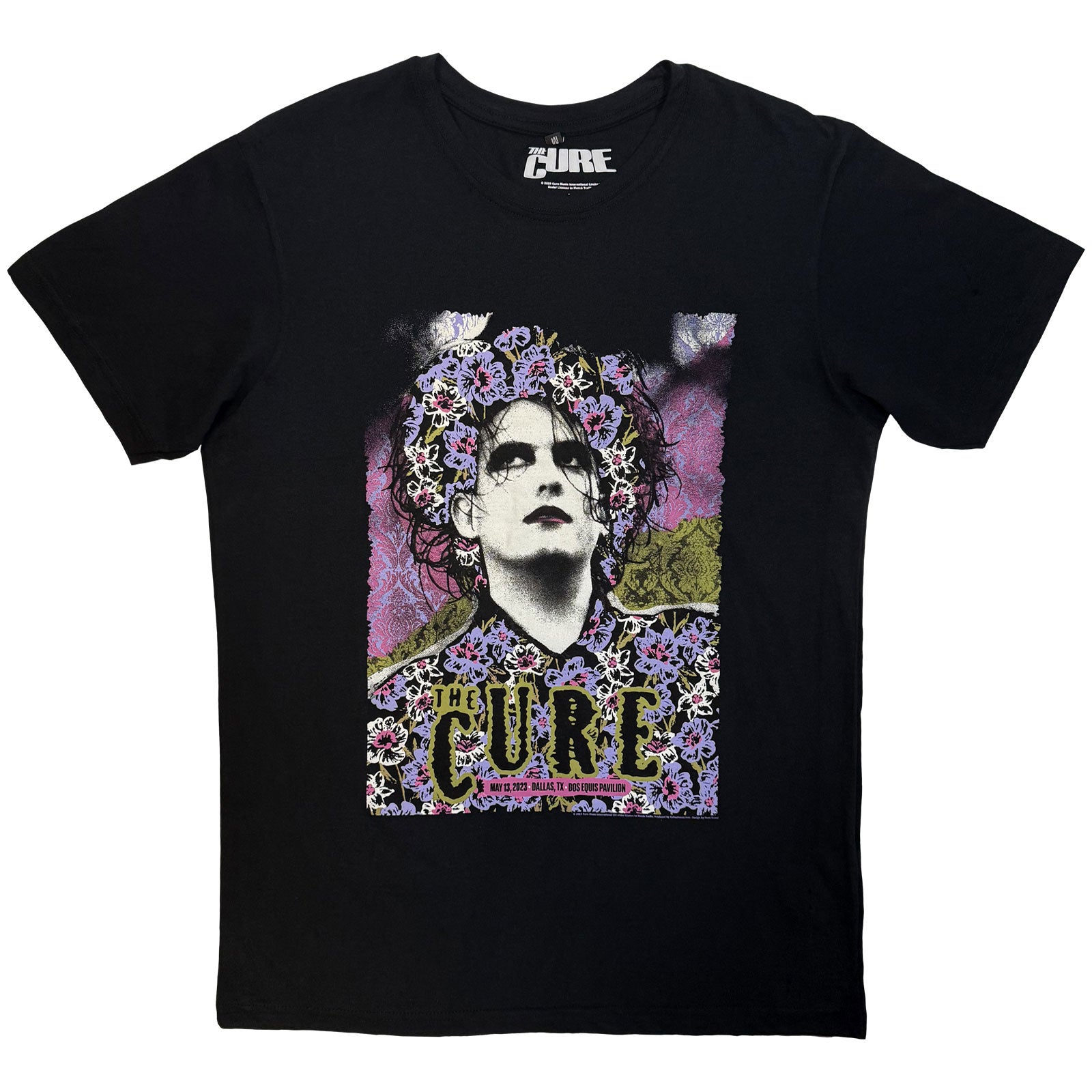The Cure: Dallas Poster 05.13.23 T-shirt – officielt merchandise
