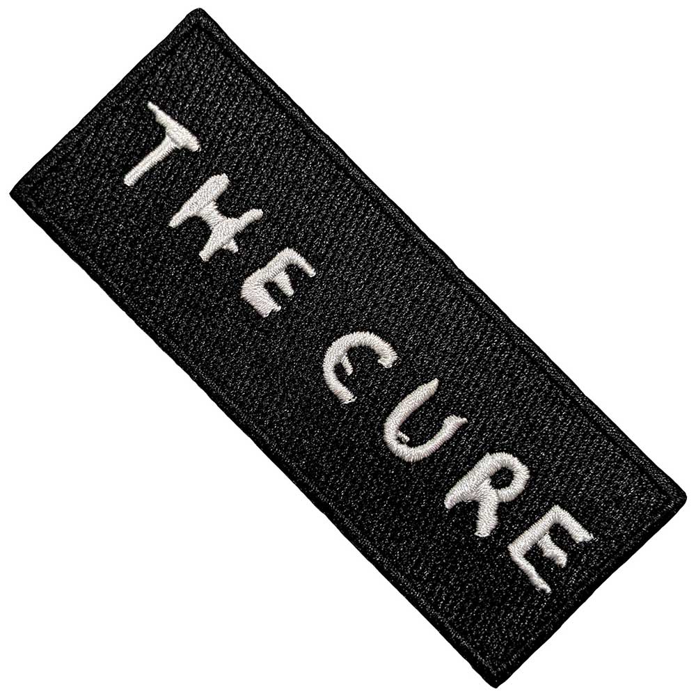The Cure: Text Logo Woven Patch