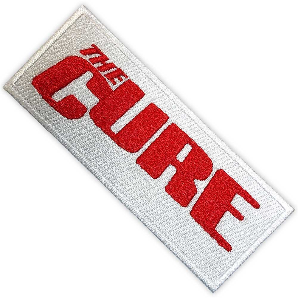 The Cure: Red Logo Woven Patch
