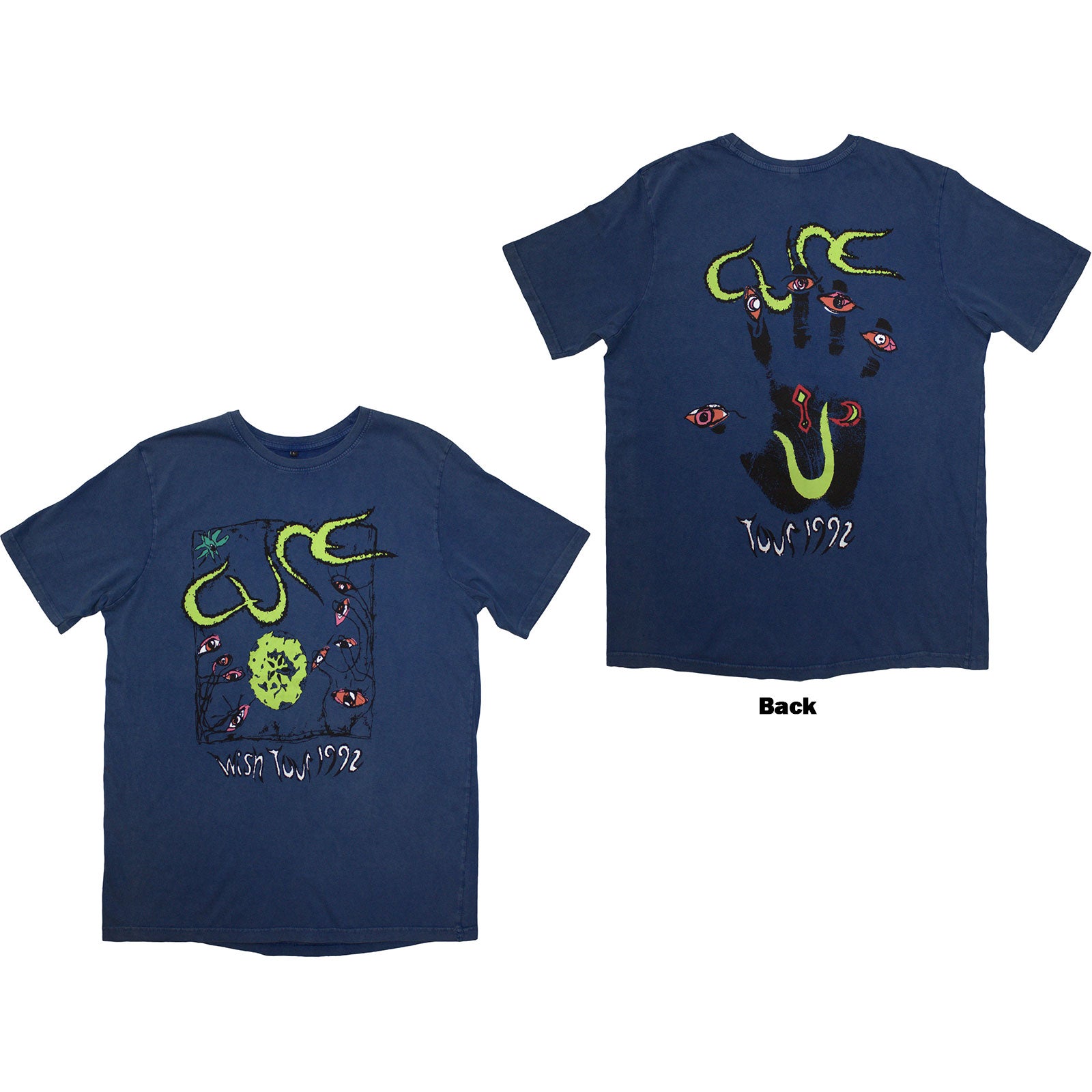 The Cure: Wish Tour '92 Stone Wash T-Shirt (Wash)