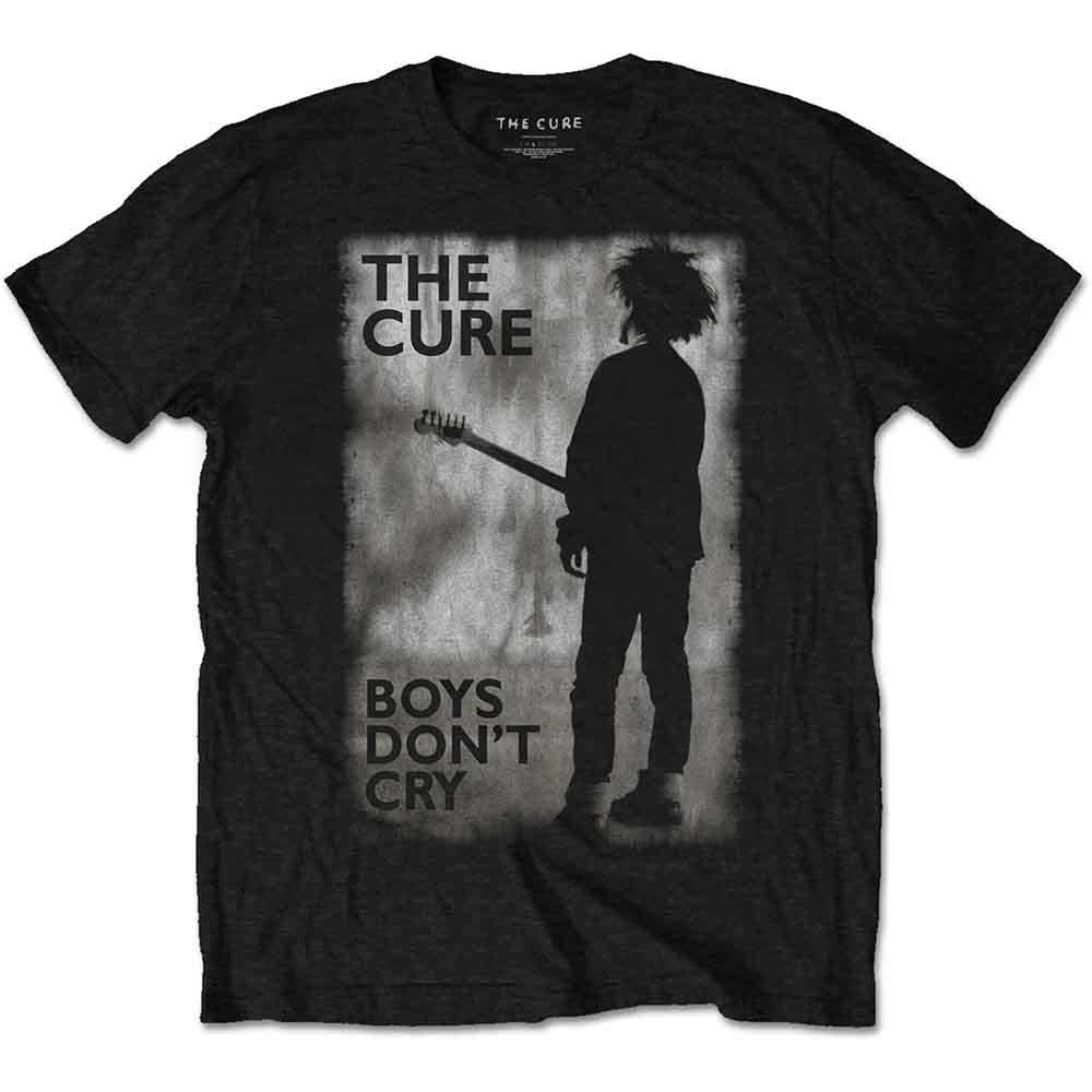 The Cure: Boys Don't Cry Black & White T-shirt – officielt merchandise