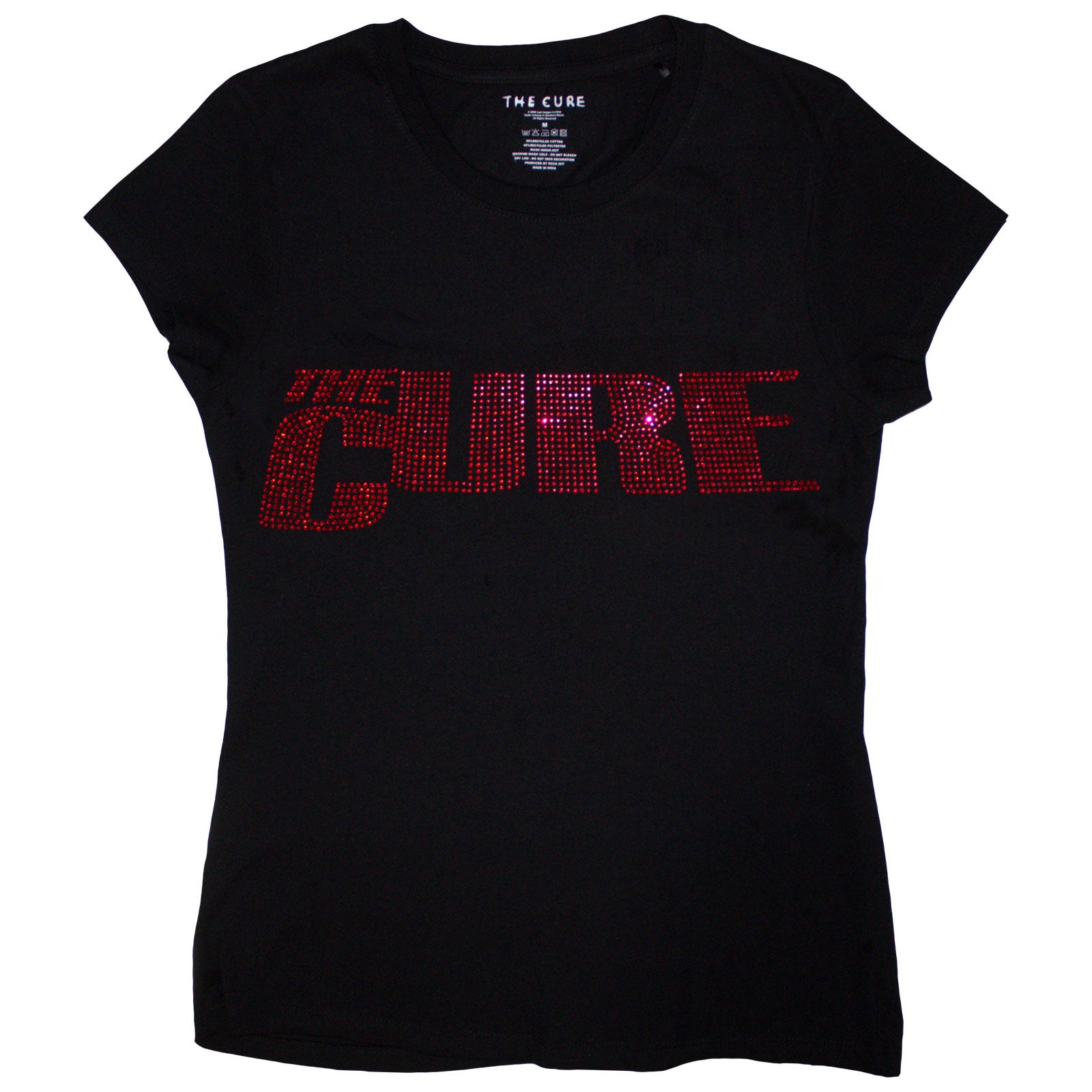 The Cure: Logo (Embellished) T-shirt – officielt merchandise
