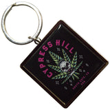 Cypress Hill: Leaf Skull Keychain (Die Casting)