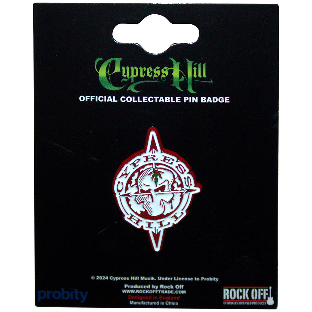 Cypress Hill: Skull Compass Pin Badge (Die Casting)