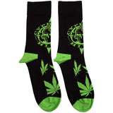 Cypress Hill: Logo & Leaves Ankle Socks