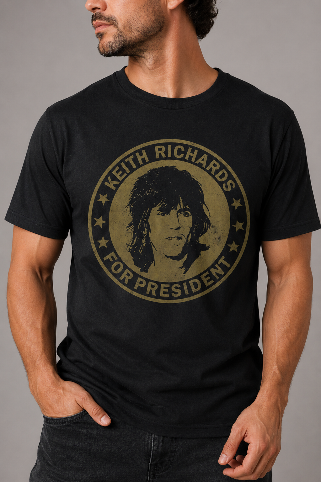 The Rolling Stones: Keith for President T-shirt