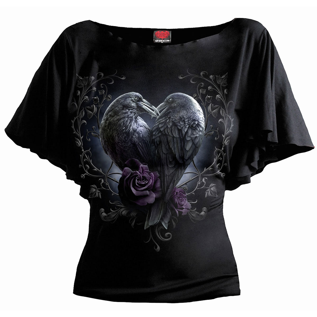 Spiral: Raven Heart T-shirt – officielt merchandise