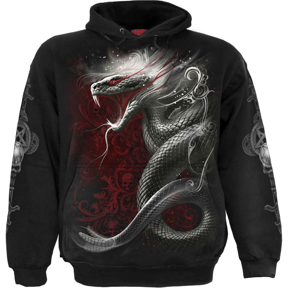 Spiral: Gothic Serpent (Back & Sleeve Print) Hoodie – officielt merchandise