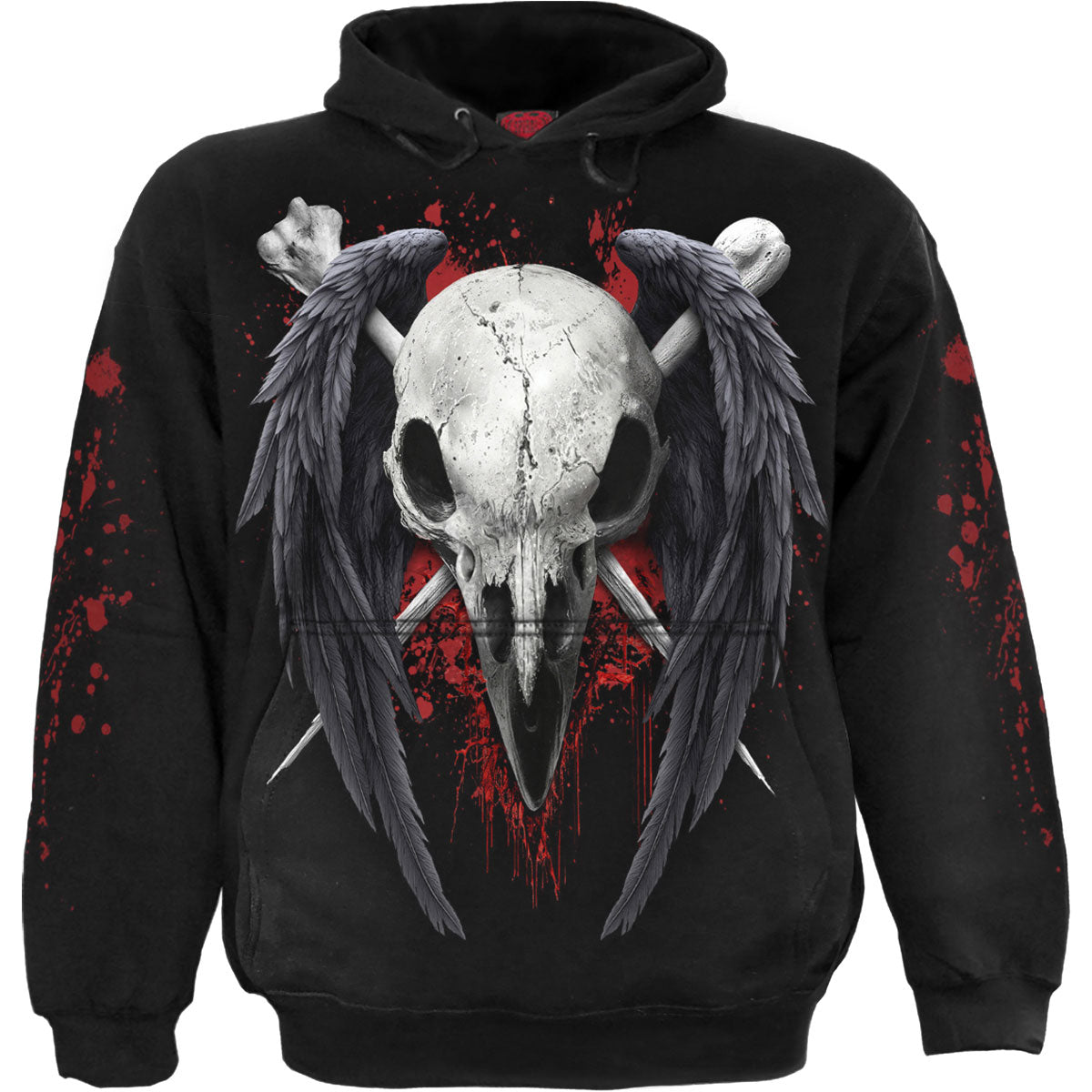 Spiral: Death Raven (Back & Sleeve Print) Hoodie – officielt merchandise